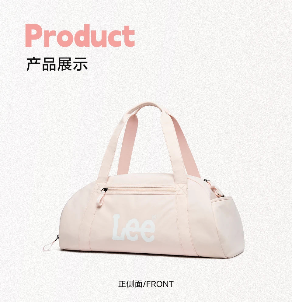 LEE Waterproof Sports Fitness Gym Bag Women Men Large Capacity Yoga Shoe Compartment Dry Pocket Luggage Travel Bag