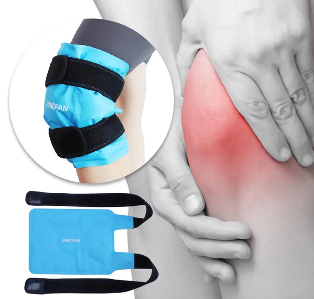 Ice Pack Knee Pain Relief Reusable Gel Ice Wrap Leg Injuries Swelling Knee Replacement Surgery Cold Compress Tool