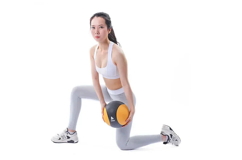 Upgrade New Rubber Medicine Ball Gravity Ball Fitness Solid Ball Exercise Arm Force Waist And Abdomen Rehabilitation Train