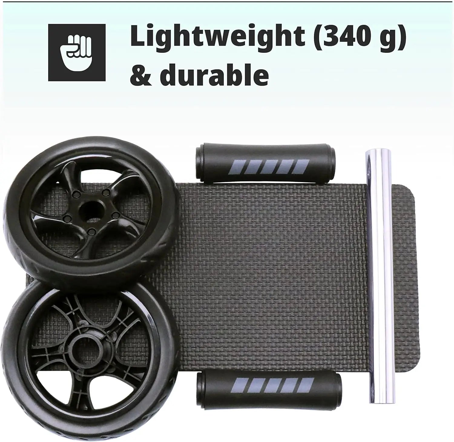 Ab Roller for Abdominal Exercise Machine, Abs Workout Equipment, Core Strengthening Trainer Fitness Belly Training, Entrainement