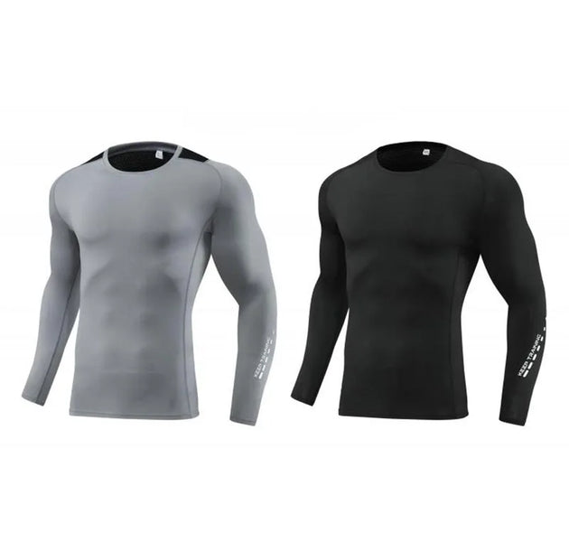Men's Bodybuilding Activewear Fitness Suit with Elastic Compression Tights Slim Fit Workout Pants and Gym Muscle Boosting Runnin
