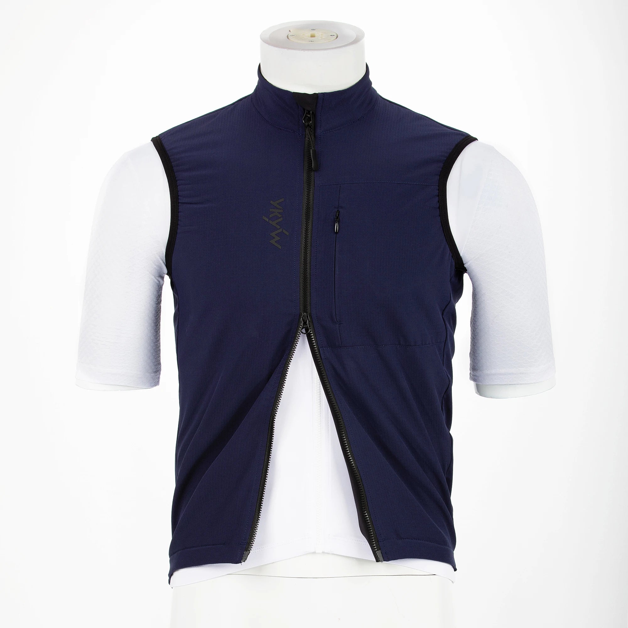 YKYW Cycling Vest Winter Waterproof Fleece Liner Rear Anti-slip Gripper Thermal Windproof Moisture Wicking 4 Pockets 7 color