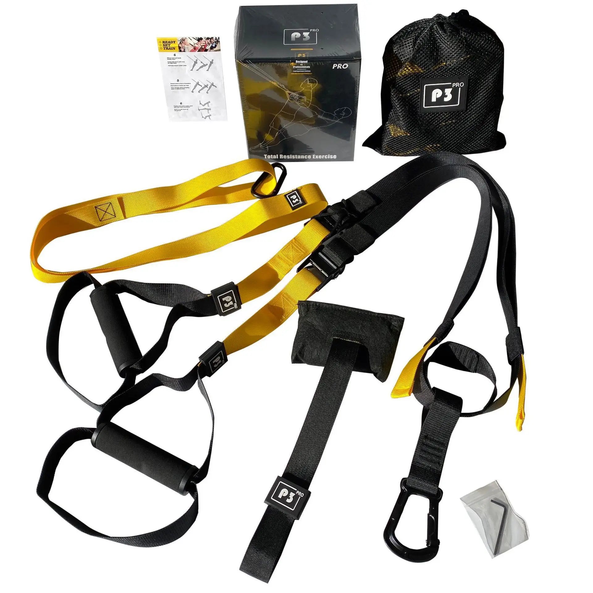 Suspension Training Strap Fitness Strength Power Suspension Trainer Adjustable Yoga Strap Wall Mount Professional Tensioner