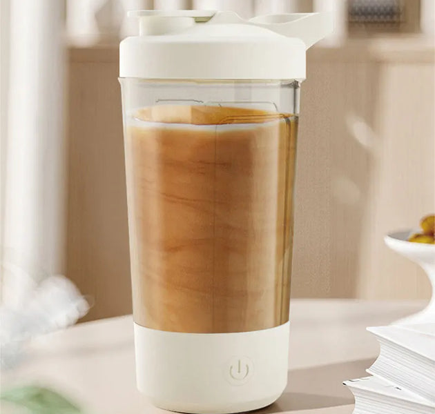 Electric Self Stirring Mug,Protein Powder Milkshake Shaker Bottle,USB Charging Shaker Cup with Scale 15 Oz Water Cup,BPA Free