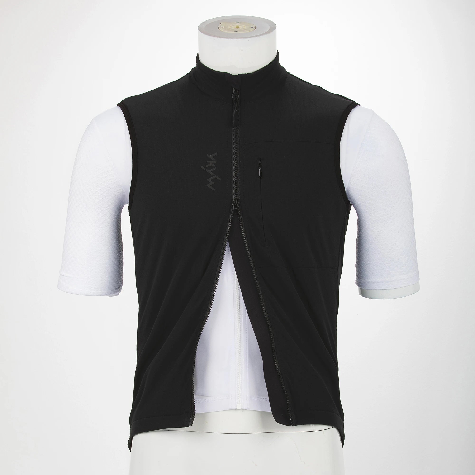 YKYW Cycling Vest Winter Waterproof Fleece Liner Rear Anti-slip Gripper Thermal Windproof Moisture Wicking 4 Pockets 7 color