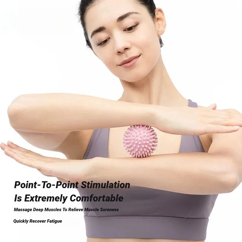 2/4/6Pcs Sport Massage Ball Massager Spiky Deep Tissue Trigger Point Muscle Recovery Pain Relief Durable Hedgehog