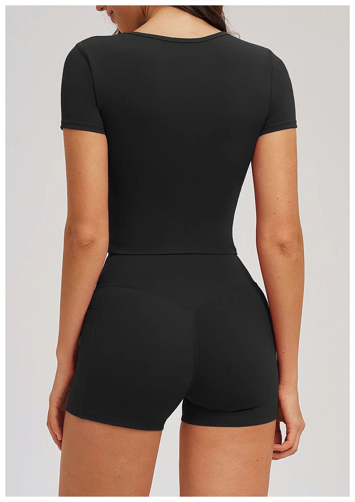 Yoga Short Sleeve Women Sport T Shirts Workout Fitness Clothes Yoga Shirt Gym Top Push Up Running Active Wear Sport Tops