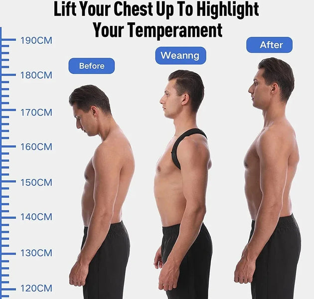 Adjustable Back Shoulder Posture Corrector Belt Clavicle Spine Support Reshape Your Body Home Office Sport Upper Back Neck Brace