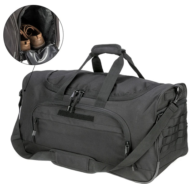 50L Waterproof Gym Bag Men Sports Travel Bags Military Tactical Duffle Luggage Outdoor FitnessTraining Bag