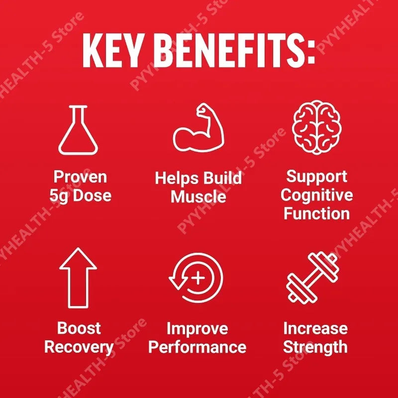 Creatine Gummies Creatine Monohydrate for Muscle Gain, Mixed Berry Men’s Multivitamins, Multivitamin for Men Plus Amino Acids