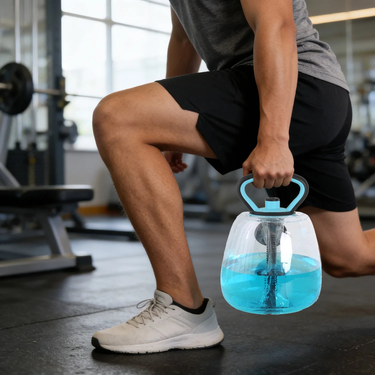 PVC Water Kettlebell for Men Women Arm Lifting Fitness Equipment