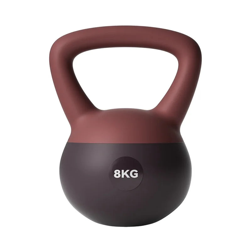 Women's Home Fitness Soft Kettlebell Dumbbell 6kg PVC Magic Men Exercise Equipment for Weight Loss and Butt Lifting
