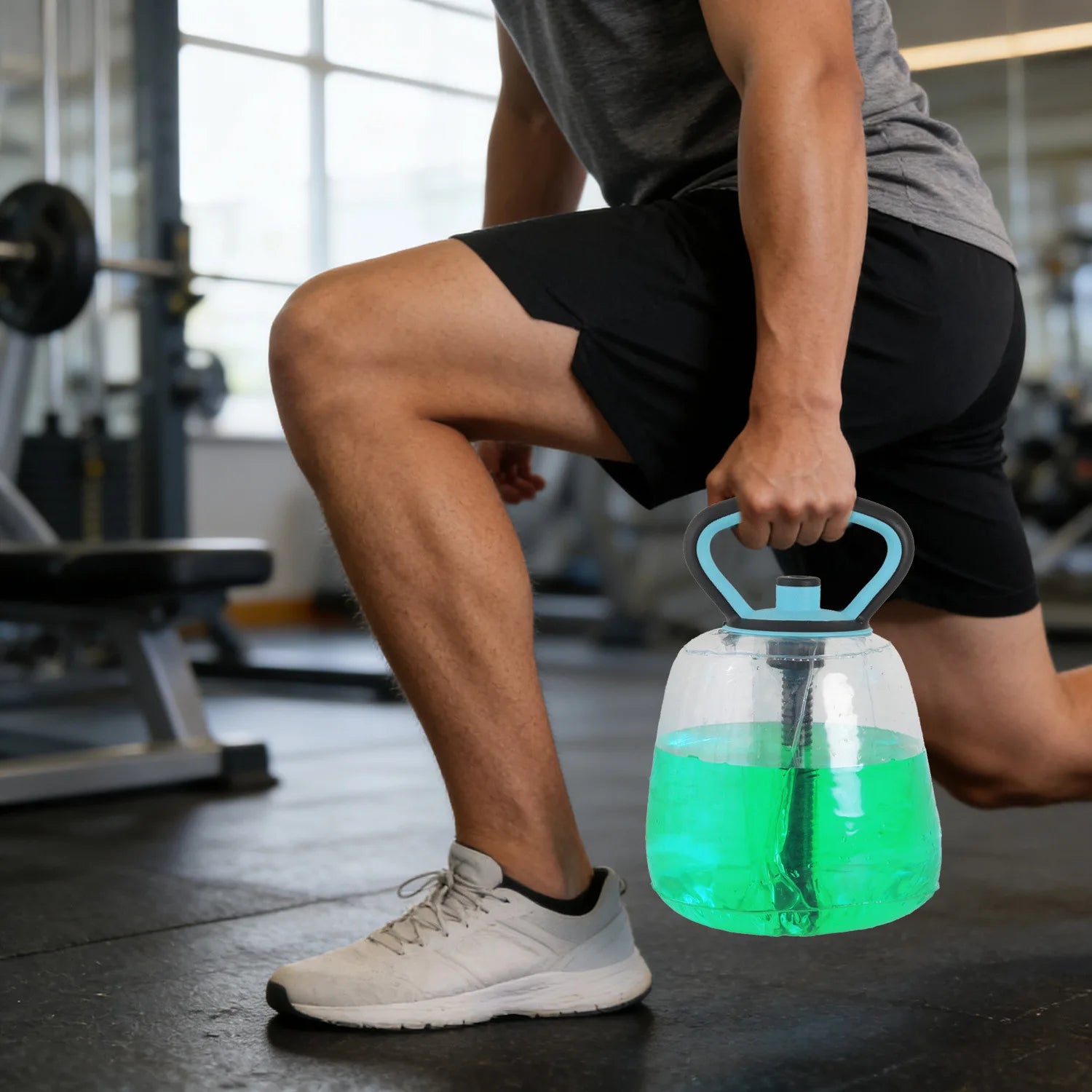 PVC Water Kettlebell for Men Women Arm Lifting Fitness Equipment