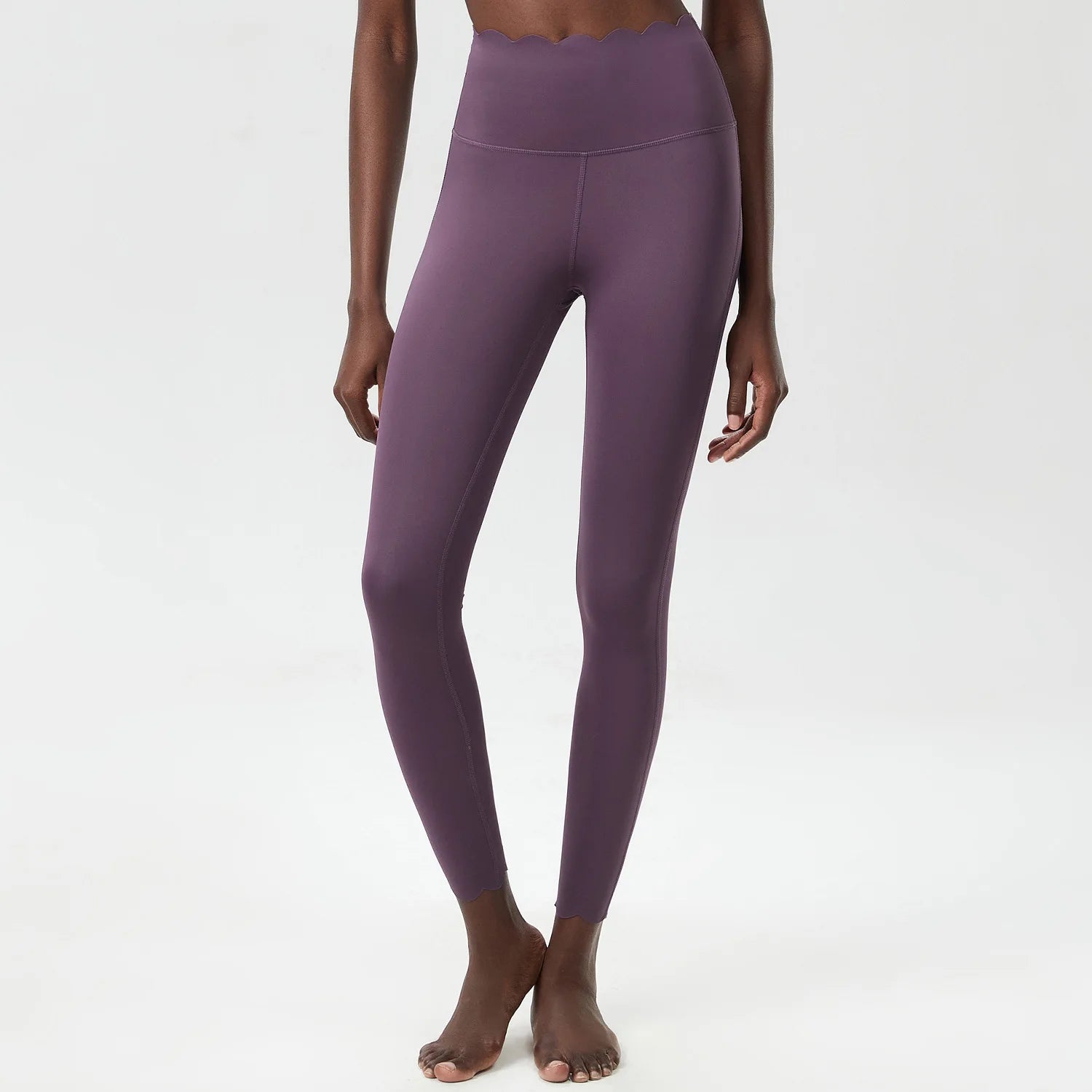 High Waist Sports Leggings Women Solid Color Stretchy Soft Yoga Pants Close Fit Breathable Gym Tights Female Running Sportswea