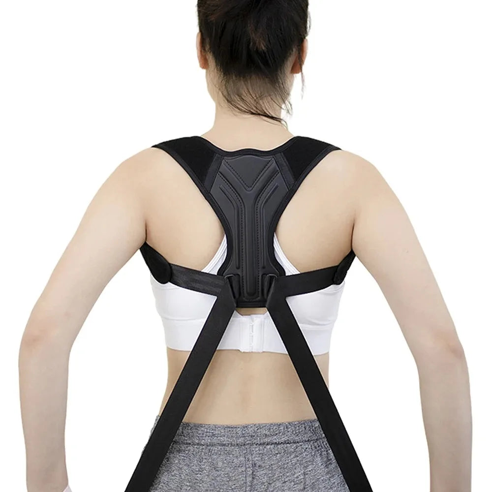 Adjustable Back Shoulder Posture Corrector Belt Clavicle Spine Support Reshape Your Body Home Office Sport Upper Back Neck Brace