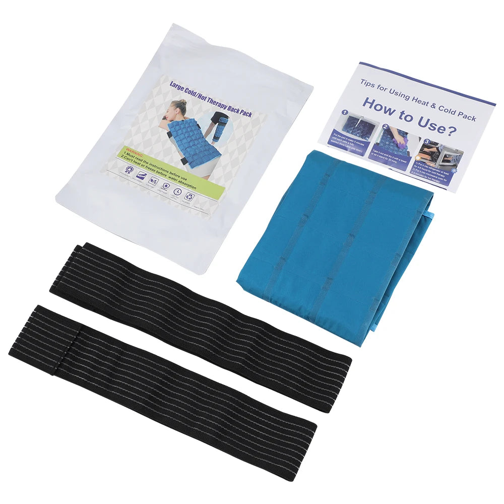 Cold/hot compress polymer Reusable Cold Ice Pack for Knee Compression Soft Injury Support Post-Operative Nursing Care Cooler