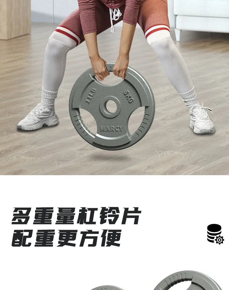 Competition Plates Gym Home Fitness Weights Dumbbell Barbell 50kg 60kg 80kg Cast Lron Weight Plates Set
