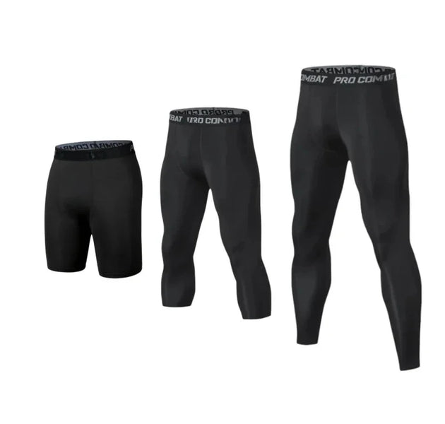 Mens Compression Pants Tights Cool Dry Leggings Sports Baselayer Running Tights Athletic Workout Active Shorts