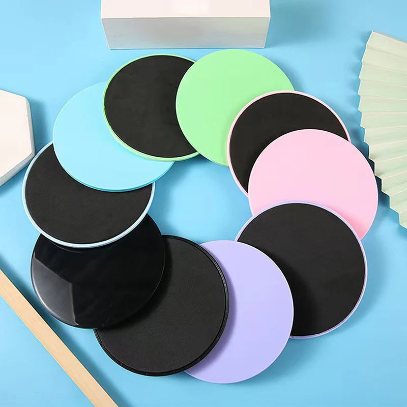 1Pair Abdominal Exercise Sliding Plate Pilates Fitness Core Sliders Yoga Gym Discs Slider Body Muscle Training Equipment