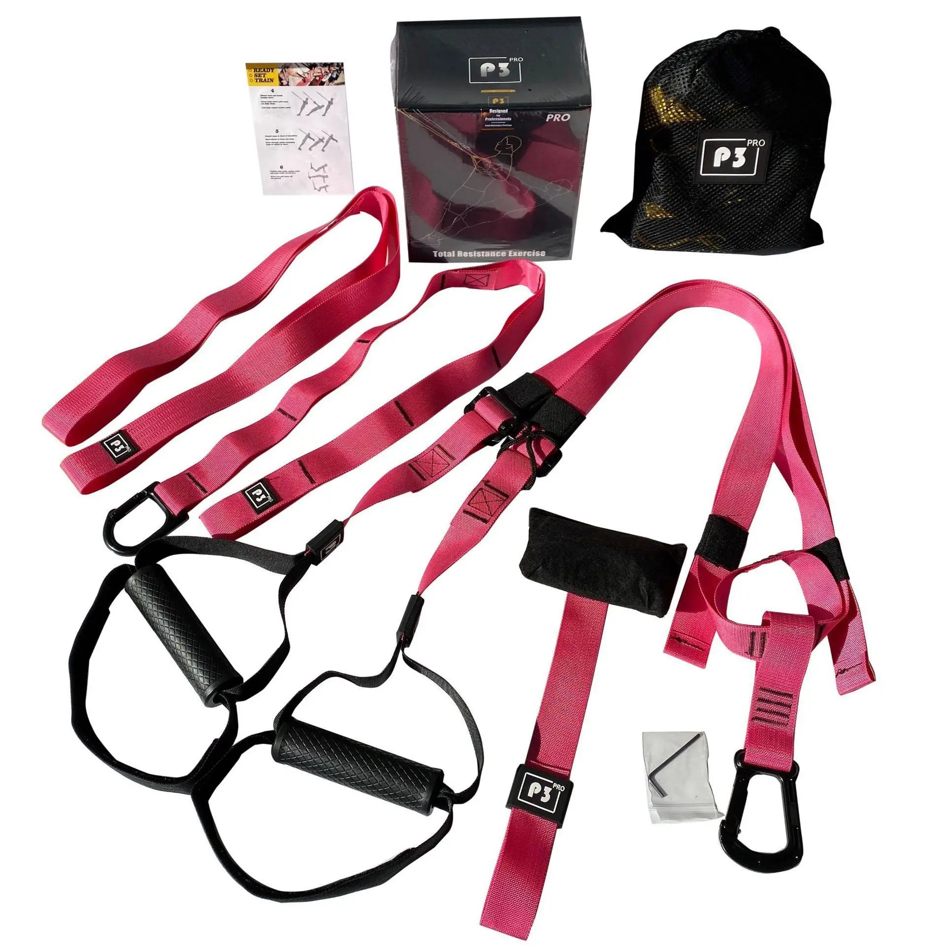Suspension Training Strap Fitness Strength Power Suspension Trainer Adjustable Yoga Strap Wall Mount Professional Tensioner