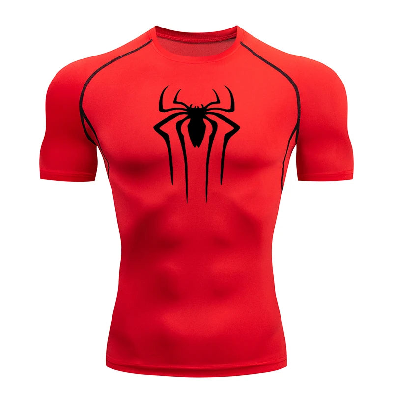 2024 Compression T Shirt Men Short Sleeve Sport Tees Fitness Running Sportsear Men Gym Elastic Quick Dry Jogging T-shirt Tops