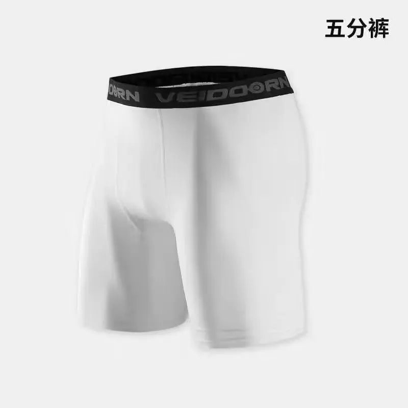 Mens Compression Pants Tights Cool Dry Leggings Sports Baselayer Running Tights Athletic Workout Active Shorts