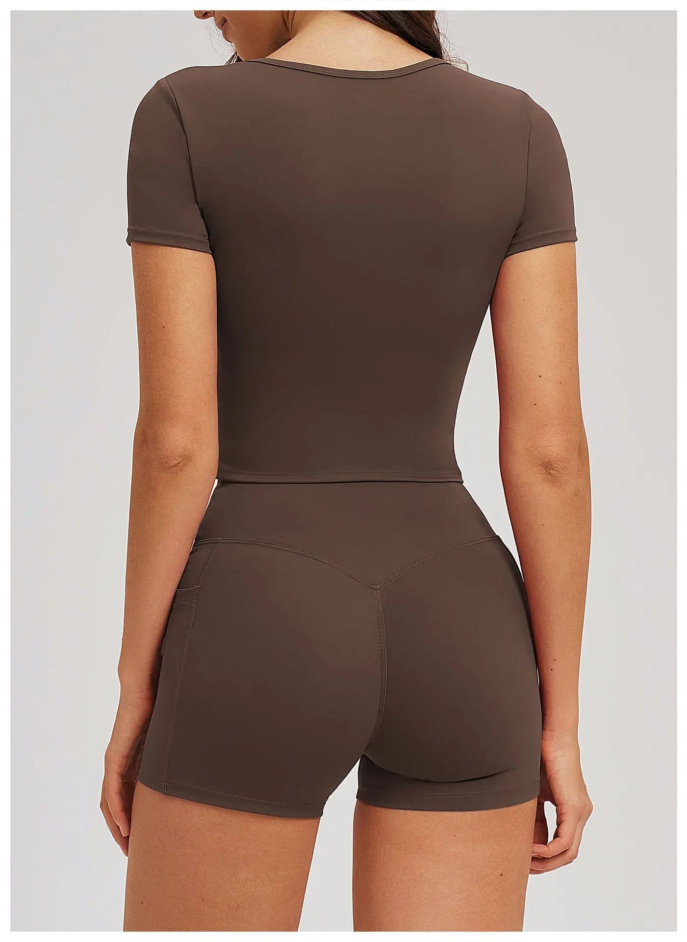 Yoga Short Sleeve Women Sport T Shirts Workout Fitness Clothes Yoga Shirt Gym Top Push Up Running Active Wear Sport Tops