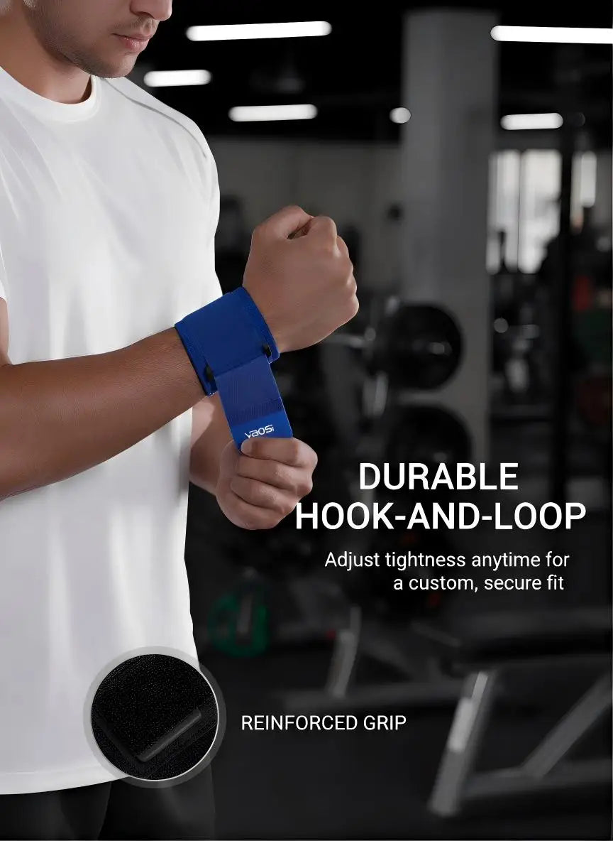 1 Piece Unisex Elastic Wrist Wraps Weight Lifting Brace Guard Band for Gym Fitness Protection Barbell Strap