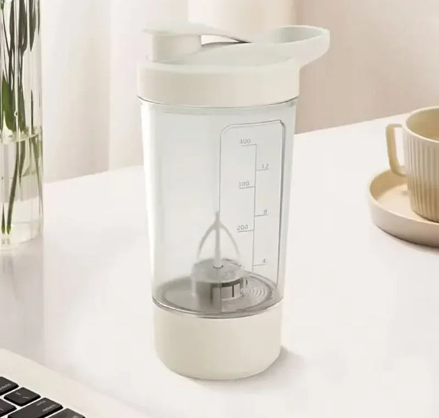 Electric Self Stirring Mug,Protein Powder Milkshake Shaker Bottle,USB Charging Shaker Cup with Scale 15 Oz Water Cup BPA Free