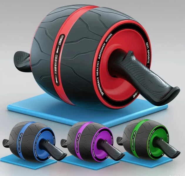 Rebound Ab Roller with Knee Pad – Home Gym Core Strength Trainer | Belly Wheel Workout for Effective Abs Exercise