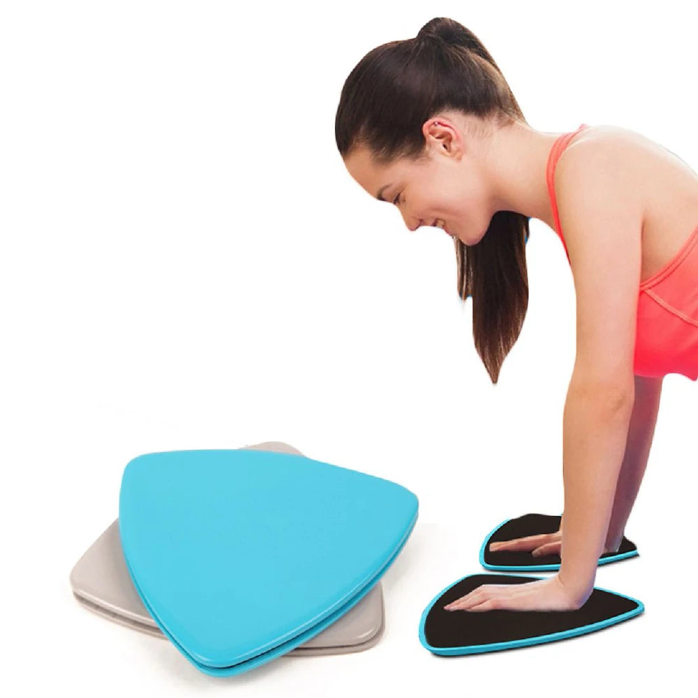 2Pcs Yoga Sliding Discs Fitness Core Training Pads Gym Workout Equipment For Abdominal Body Building Shaping Foot Gliding Disc