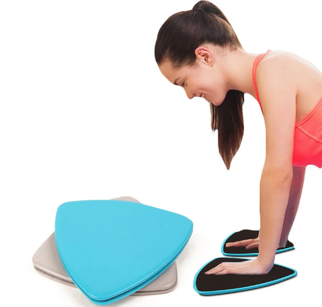 2Pcs Yoga Sliding Discs Fitness Core Training Pads Gym Workout Equipment For Abdominal Body Building Shaping Foot Gliding Disc