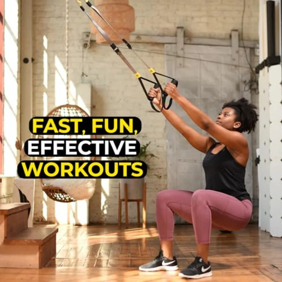 TRX GO Suspension Trainer At Home Portable Gym Workout For Strength Training Full Body Exercise Equipment