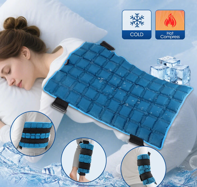 Cold/hot compress polymer Reusable Cold Ice Pack for Knee Compression Soft Injury Support Post-Operative Nursing Care Cooler