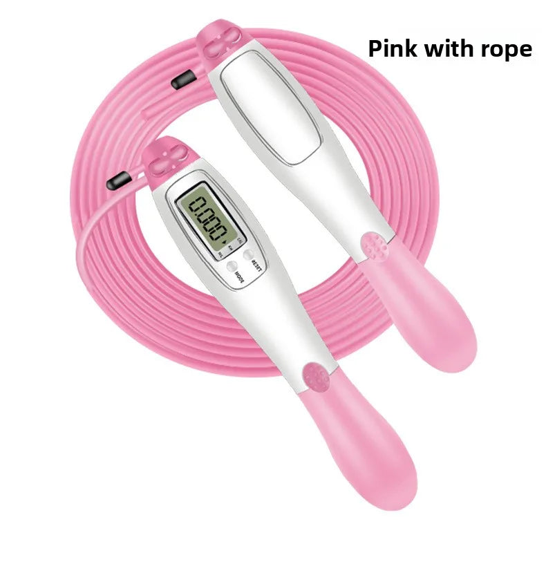 Electronic Counting Rope Skipping Speed Steel Wire Cordless Dual-use Smart Aerobic for Primary and Secondary School Students