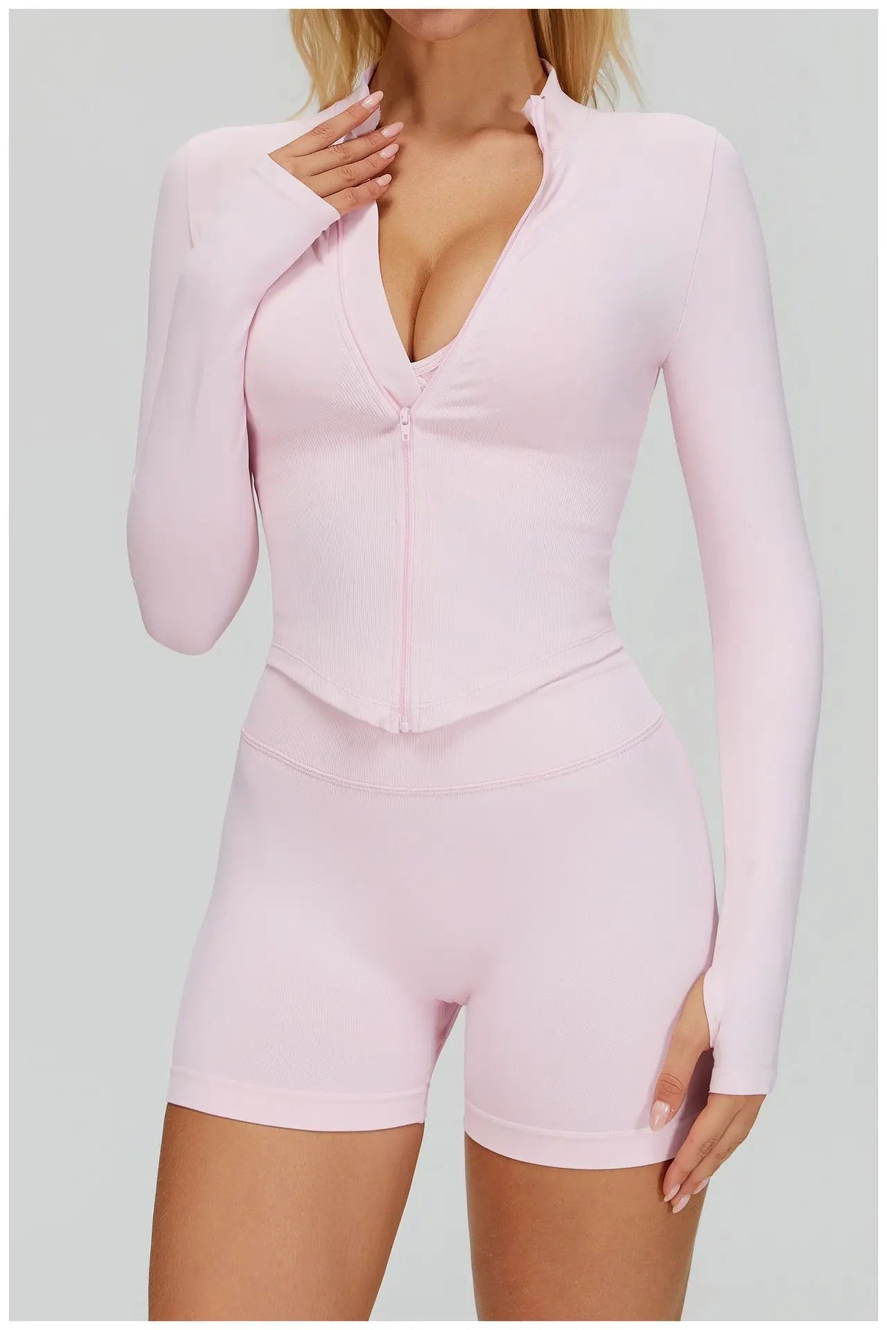 2/3PCS Seamless Yoga Set Gym Workout Suits Athletic Wear Women Legging Fitness Bra Crop Top Long Sleeve Sports Suits Sportswear