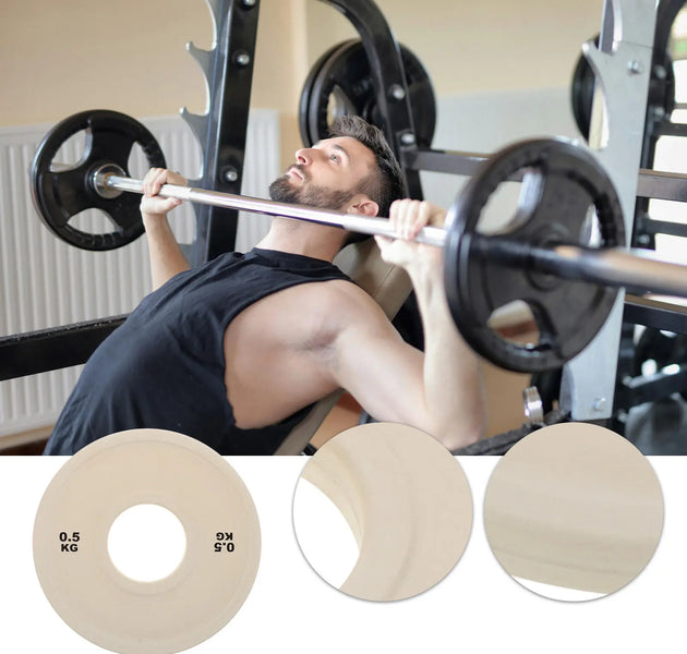 Rubber Bumper Plate Durable Weight Lifting Plates for Barbell Weights Easy to Store Transport Practical Bumper Plates