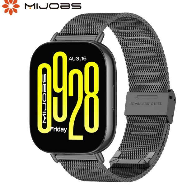 Metal Watchband For Xiaomi Redmi Watch 5 Active / 5 Lite Stainless Steel Replacement Strap Redmi Watch 5 Lite Wrist Bracelet