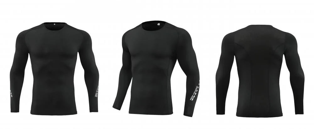 Men's Bodybuilding Activewear Fitness Suit with Elastic Compression Tights Slim Fit Workout Pants and Gym Muscle Boosting Runnin