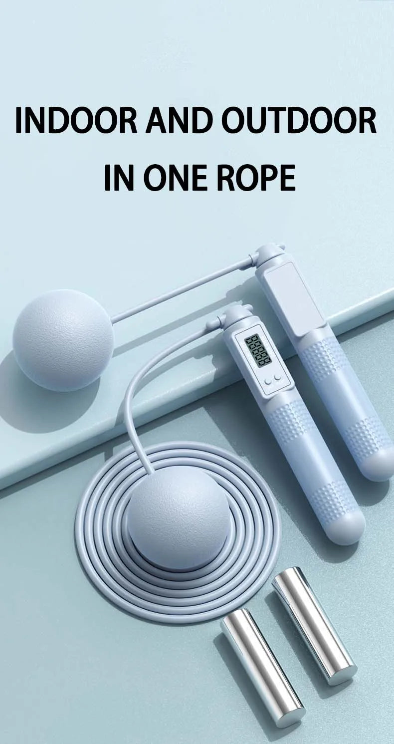 Intelligent Counting Cordless Jump Rope Professional Sports Fitness Adult Student Dual Purpose Jump Rope Sporting Goods