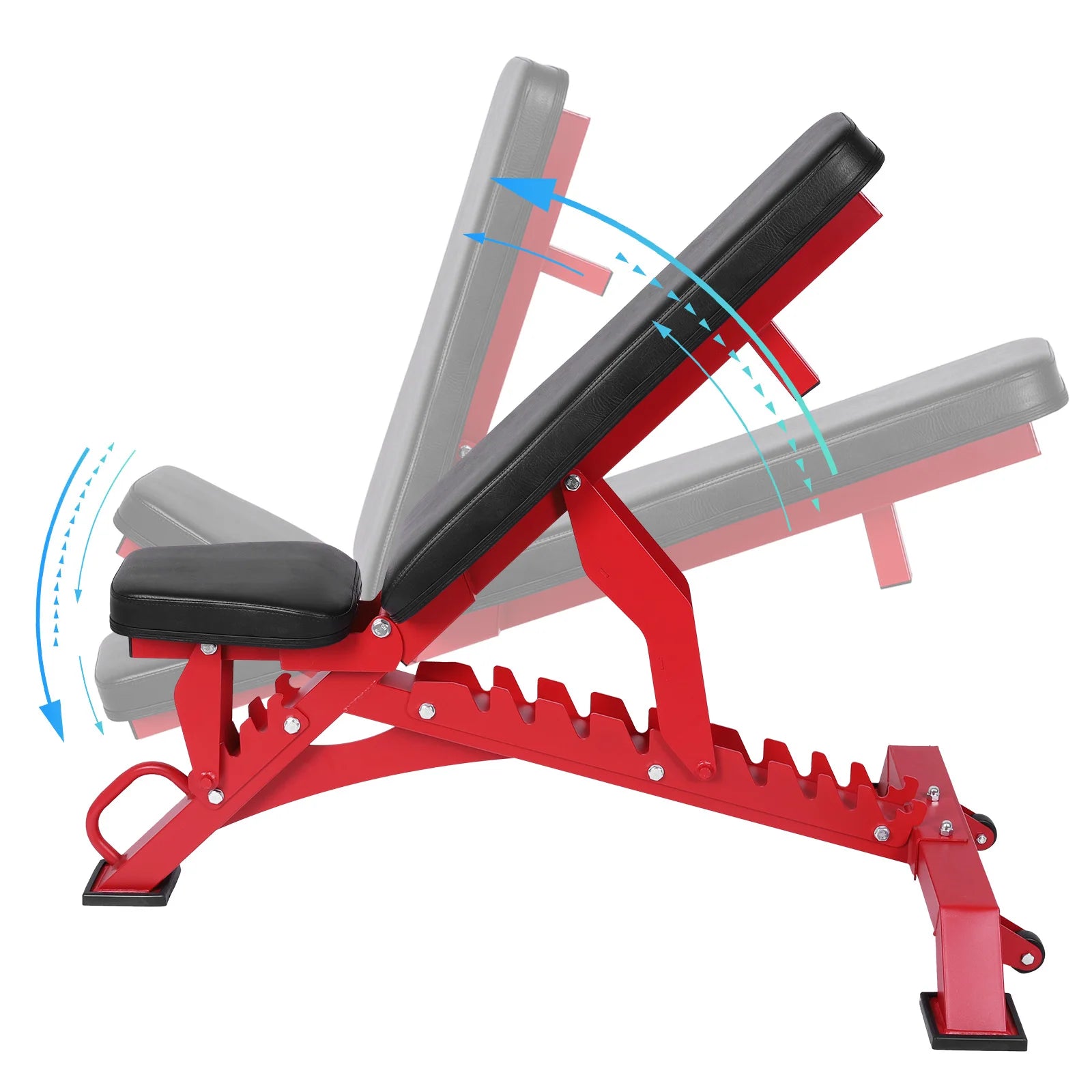 Weight Bench Press Adjustable Workout Benches for Home Gym Dumbbell Exercise 1300 LB Stable Incline Decline Bench for Full Body