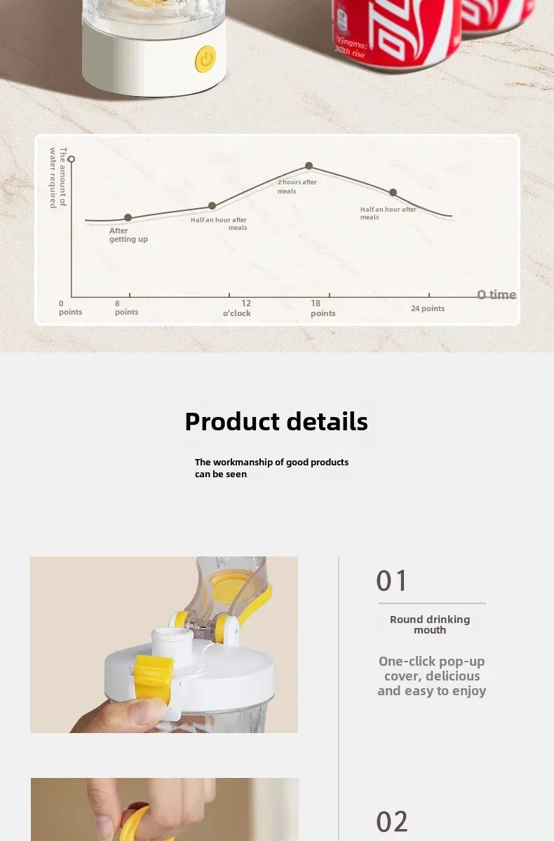 New Electric Protein Powder Mixing Cup Automatic Shaker Bottle Shake Bottle Milk Coffee Protein Water Bottle Kitchen Accessories