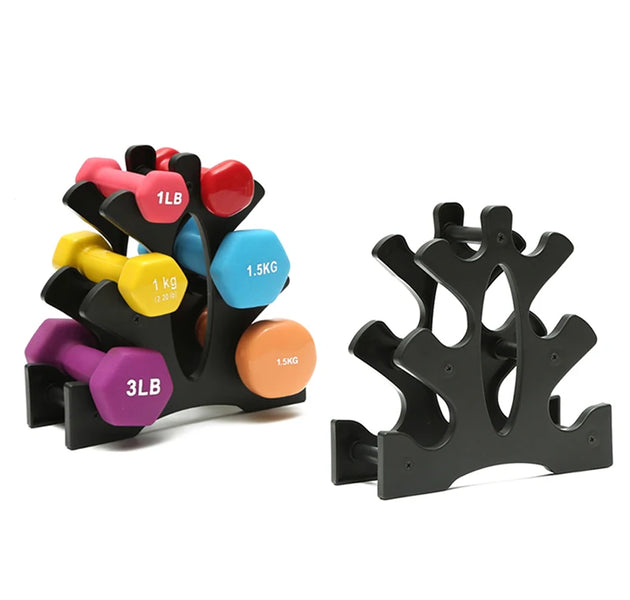 【W】3-Tier Dumbbell Storage Rack Stand Multi-layer Hand-Held Dumbbell Storage Rack Home Office Gym Dumbell Weight Rack
