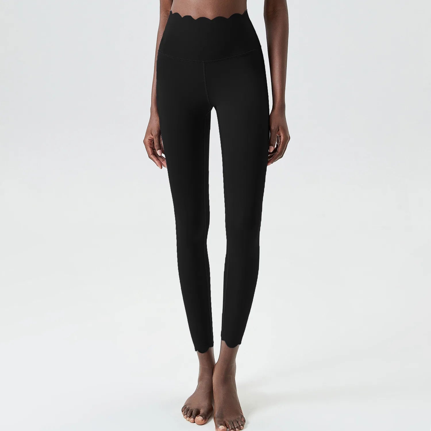 High Waist Sports Leggings Women Solid Color Stretchy Soft Yoga Pants Close Fit Breathable Gym Tights Female Running Sportswea