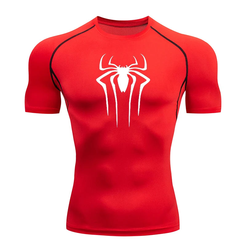 2024 Compression T Shirt Men Short Sleeve Sport Tees Fitness Running Sportsear Men Gym Elastic Quick Dry Jogging T-shirt Tops