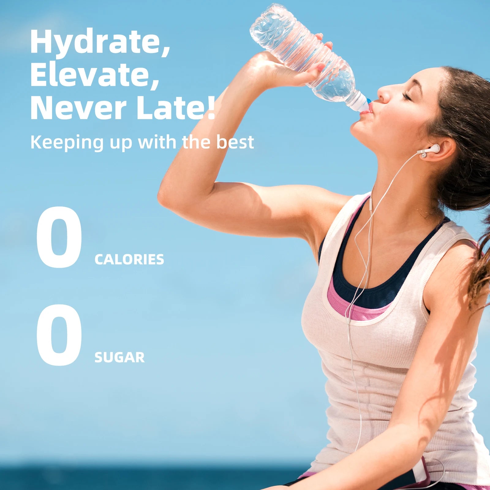 Electrolyte Powder Sugar Free & 0 Calories Mixture Electrolyte Drinks Quickly Hydrate Provide Endurance & Energy Support Non GMO