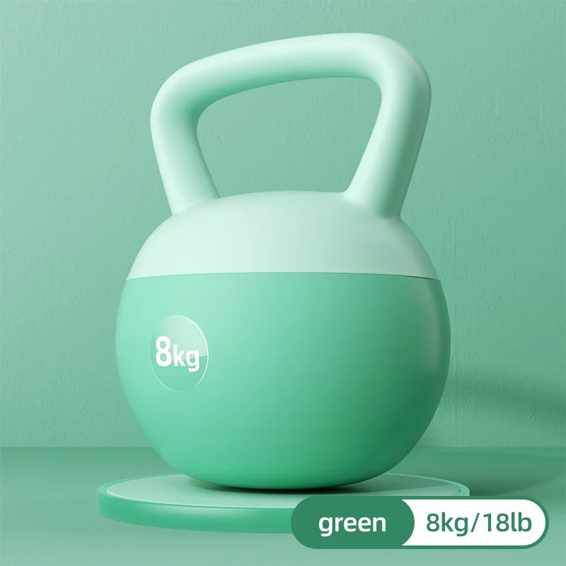 Soft Kettlebells with Impact-Resistant Base Anti-Slip, Wide-Grip Training Kettlebell Sets  for Home Workouts Weightlifting