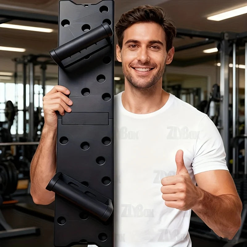 Portable Multifunctional Push-Up Board Set with Handles Foldable Fitness Equipment for Chest Abdomen Arms and Back Training