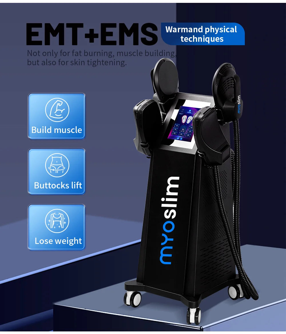 EMS Body Shaping Muscle Stimulation Shaping Machine NEO RF Shaping Therapy Device 6500W Shaping Fat Reduction Electromagnetic