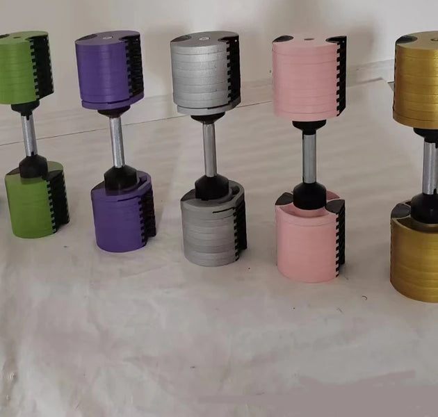 Adjustable Dumbbells 4kg Increments Available in Multiple Weights and Colors 16–40kg Strength Training Equipment Home Gym Use